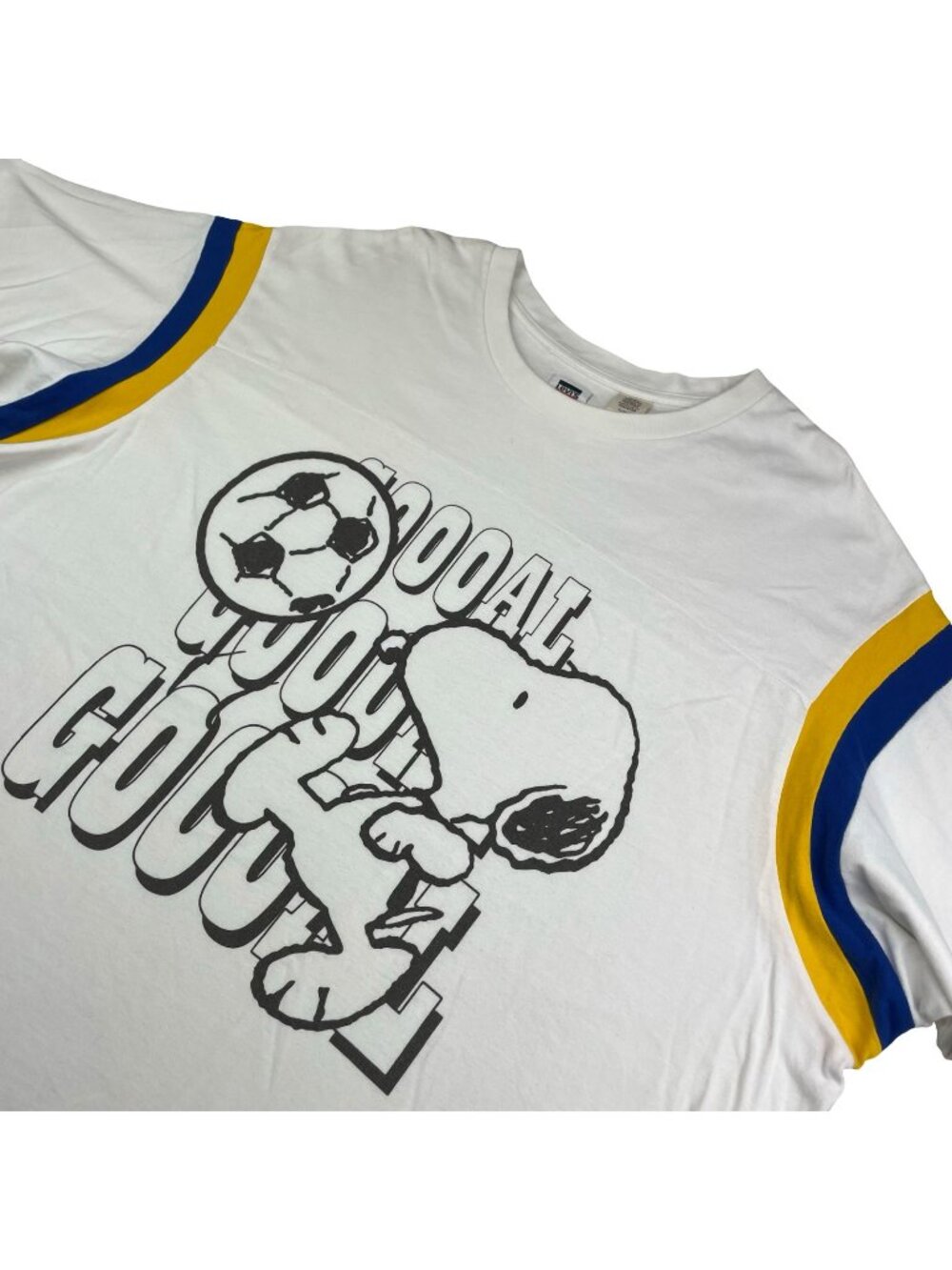 Levi's x Peanuts Men's Snoopy Soccer 100% Cotton S/S T-Shirt White • XL